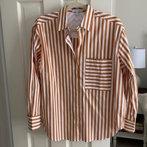 AYR the deep end striped button down